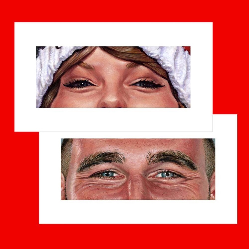 Jason Edmiston Taylor Swift & Travis Kelce GICLEÉ Print Set of 2 LE 200